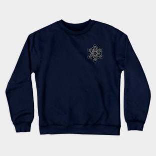 Metatron's Cube Golden Crewneck Sweatshirt